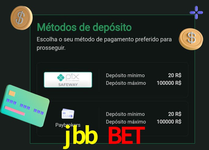 O cassino jbb bet oferece uma grande variedade de métodos de pagamento